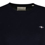 GANT Women Knit Sweater - WOOL COTTON C-NECK, Wool, Crew Neck – 3/3