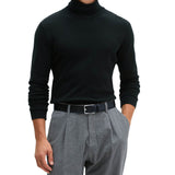 Marc O'Polo Men’s Long-Sleeve Shirt with Turtleneck - Jersey T-Shirt Longsleeve, Cotton – 4/7