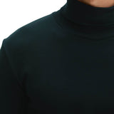 Marc O'Polo Men’s Long-Sleeve Shirt with Turtleneck - Jersey T-Shirt Longsleeve, Cotton – 6/7
