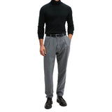 Marc O'Polo Men’s Long-Sleeve Shirt with Turtleneck - Jersey T-Shirt Longsleeve, Cotton – 7/7