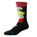 STANCE Unisex Socken - Down the Chimney Crew, Grinch, Weihnachten, Crew Socken – 2/4