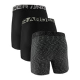 UNDER ARMOUR Herren Boxershorts, 3er Pack - Performance Tech Boxer Briefs - Space Dye 6 in, Stretch – 2/3