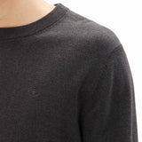 TOM TAILOR Herren Strickpullover - Basic Crewneck Knit, Feinstrick, Baumwolle, Regular Fit – 5/6