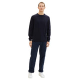 TOM TAILOR Herren Strickpullover - Basic Crewneck Knit, Feinstrick, Baumwolle, Regular Fit – 3/6