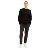 TOM TAILOR Herren Strickpullover - Basic Crewneck Knit, Feinstrick, Baumwolle, Regular Fit – 3/6