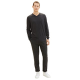 TOM TAILOR Herren Strickpullover - Basic V-Neck Knit, Feinstrick, Baumwolle, Regular Fit – 3/6