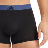 adidas Men Boxer Shorts, Pack of 5 – Trunks, Active Micro Flex, Logo, plain colour – 8/10