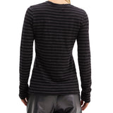 Marc O'Polo Damen Langarmshirt - Jersey T-Shirts Longsleeve, Ringelshirt, Rundhals, Baumwolle – 5/7