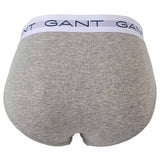 GANT Men's Briefs, 6-Pack - Brief 6-Pack, Slim Fit, Logo, Stretch Cotton, Plain – 7/9