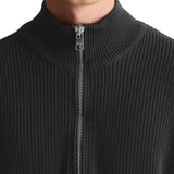 Marc O'Polo Denim Herren Troyer-Strickpullover - Knit Pullover Longsleeve, Zip-Kragen, Regular Fit, Grobstrick, Baumwolle – 4/5