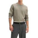 Marc O'Polo Men's Knit Sweater - Long-Sleeve Pullover, Regular Fit, Crew Neck, Chunky Knit, Wool Blend – 2/5