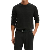 Marc O'Polo Herren Strickpullover - Knit Pullover Longsleeve, Regular Fit, Rundhals, Grobstrick, Wollanteil – 2/5