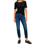 Marc O'Polo Damen T-Shirt - Slub-Jersey T-Shirt Shortsleeve, U-Boot-Ausschnitt, Regular Fit, Baumwolle – 5/5