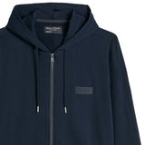 Marc O'Polo Herren Sweatjacke mit Kapuze - Sweatjacket Longsleeve, Regular Fit, Baumwoll-Mix – 1/2
