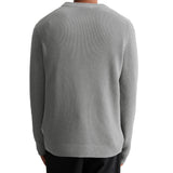 Marc O'Polo Denim Herren Strickpullover - Knit Pullover Longsleeve, Rundhals, Grobstrick, Regular Fit, Baumwolle – 3/5