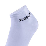 REPLAY Unisex Quarter Socks, 9-Pack - Short Socks, Cotton, Logo, solid color – 3/3