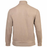EMPORIO ARMANI Men’s Half-Zip Sweatshirt - WAFFLE TERRY, Waffle Texture, Stand-Up Collar, Cotton Blend – 3/3
