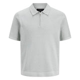 JACK&JONES Men's Knitted Polo Shirt, 2-Pack - JJMILANO SPRING KNIT POLO, Zip Closure, Cotton Blend – 2/3