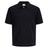 JACK&JONES Men's Knitted Polo Shirt, 2-Pack - JJMILANO SPRING KNIT POLO, Zip Closure, Cotton Blend – 3/3