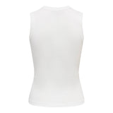 ONLY Damen Top - ONLRINA V-NECK TOP, Baumwolle, Slim Fit, einfarbig – 2/3