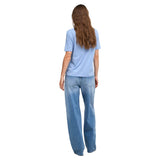 ONLY Damen T-Shirt - ONLHAPPY O-NECK TEE, Baumwolle, Regular Fit, einfarbig – 4/8