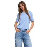 ONLY Damen T-Shirt - ONLHAPPY O-NECK TEE, Baumwolle, Regular Fit, einfarbig – 5/8