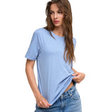 ONLY Damen T-Shirt - ONLHAPPY O-NECK TEE, Baumwolle, Regular Fit, einfarbig – 6/8