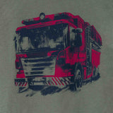 Sanetta Boys Long Pyjamas - Kids, Fire Engine, Single Jersey, Pyjama Set – 3/3