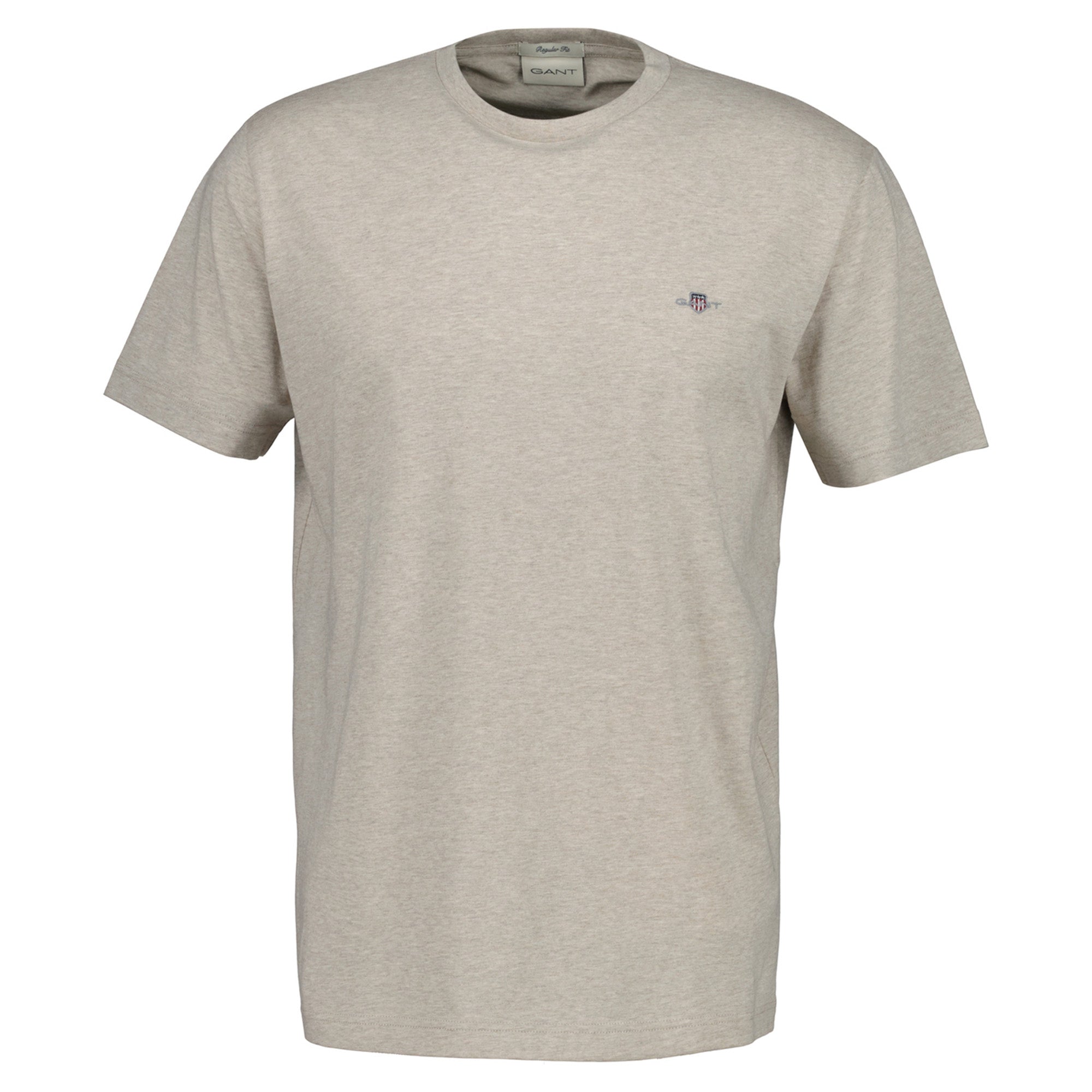 GANT Herren T-Shirt - REGULAR SHIELD, Rundhals, kurzarm, Baumwolle, Stickerei