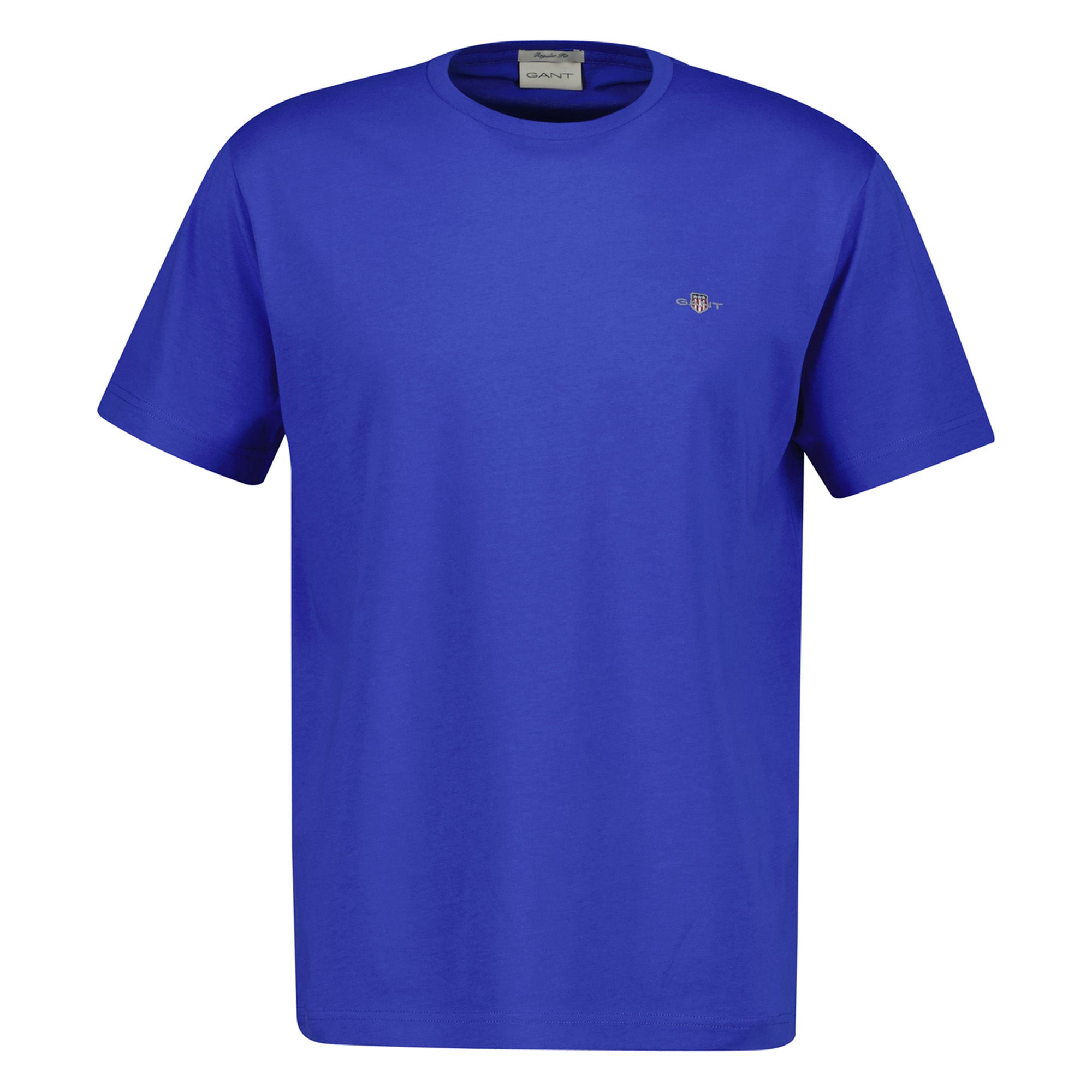 GANT Herren T-Shirt - REGULAR SHIELD, Rundhals, kurzarm, Baumwolle, Stickerei