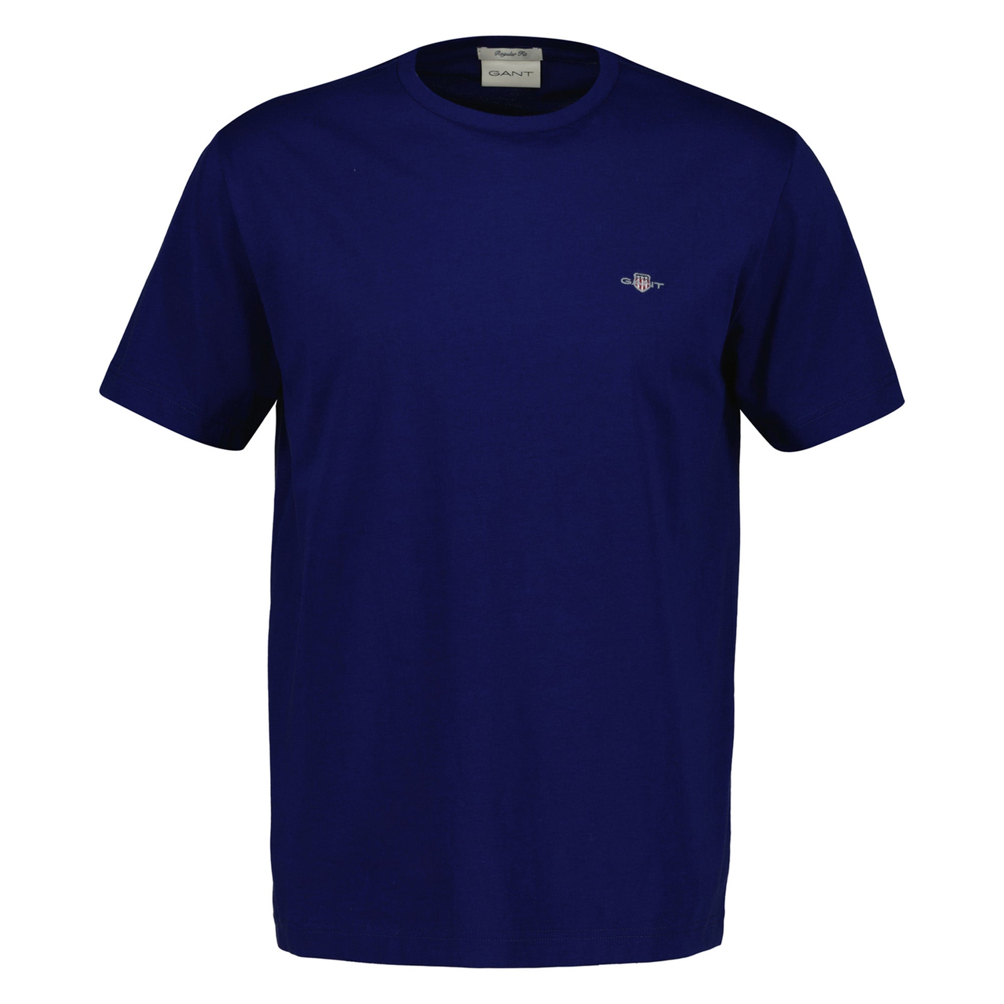 GANT Herren T-Shirt - REGULAR SHIELD, Rundhals, kurzarm, Baumwolle, Stickerei