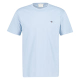 GANT Men's T-shirt - REGULAR SHIELD, round neck, short sleeve, cotton, embroidery