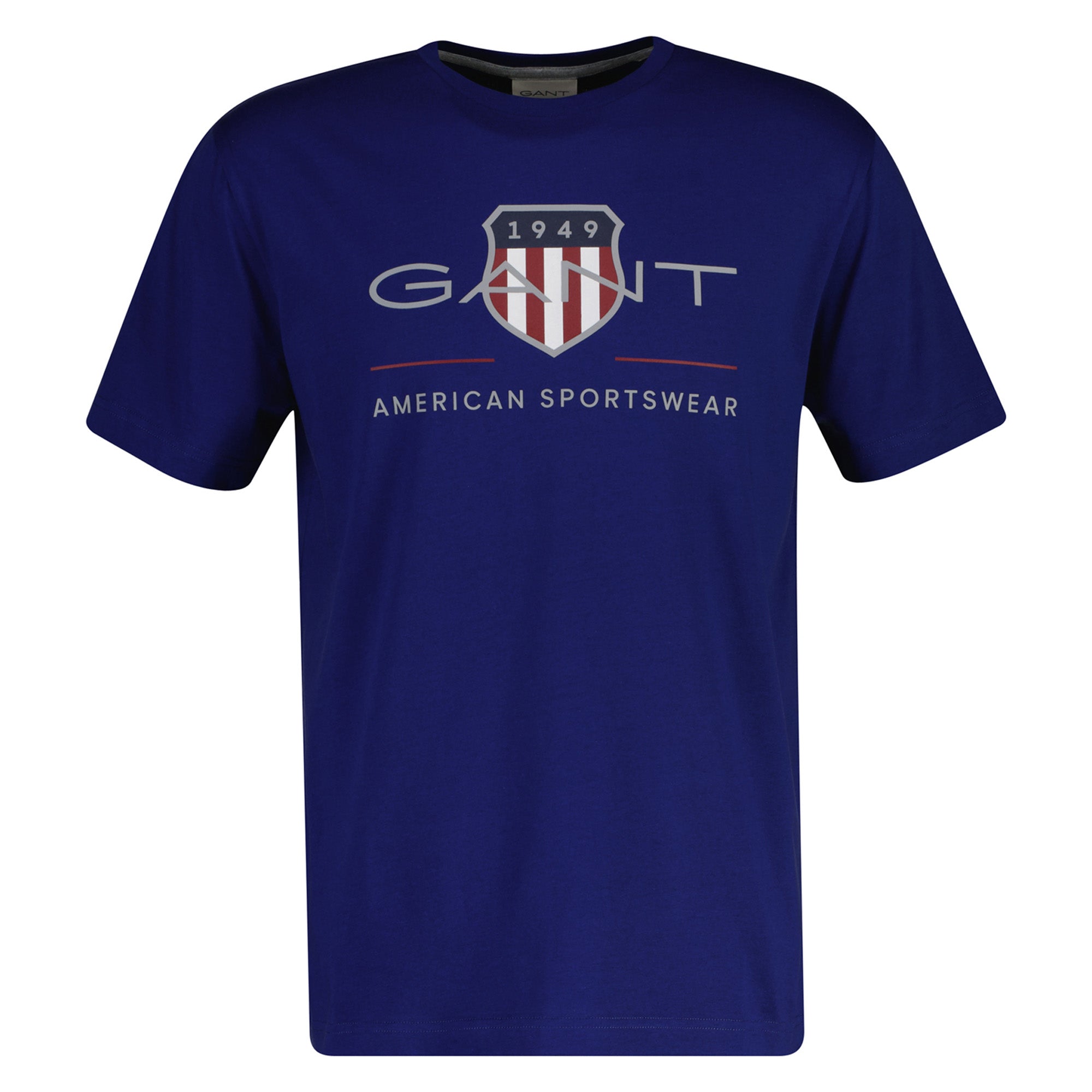 GANT Herren T-Shirt - REGULAR ARCHIVE SHIELD, Rundhals, kurzarm, Baumwolle, Print