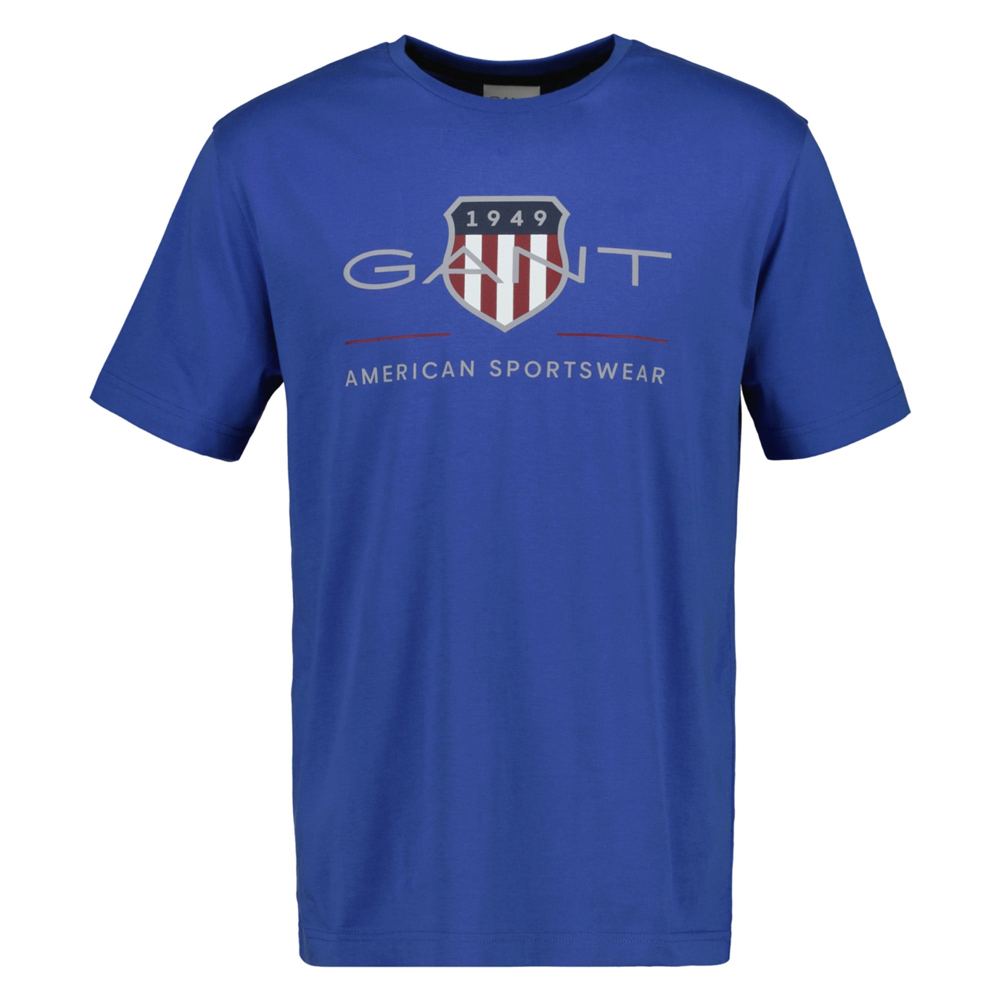 GANT Herren T-Shirt - REGULAR ARCHIVE SHIELD, Rundhals, kurzarm, Baumwolle, Print