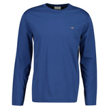GANT Herren Longsleeve - REGULAR SHIELD LS, Shirt, Rundhals, Langarm, Baumwolle