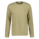 GANT Herren Longsleeve - REGULAR SHIELD LS, Shirt, Rundhals, Langarm, Baumwolle