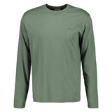 GANT Herren Longsleeve - REGULAR SHIELD LS, Shirt, Rundhals, Langarm, Baumwolle
