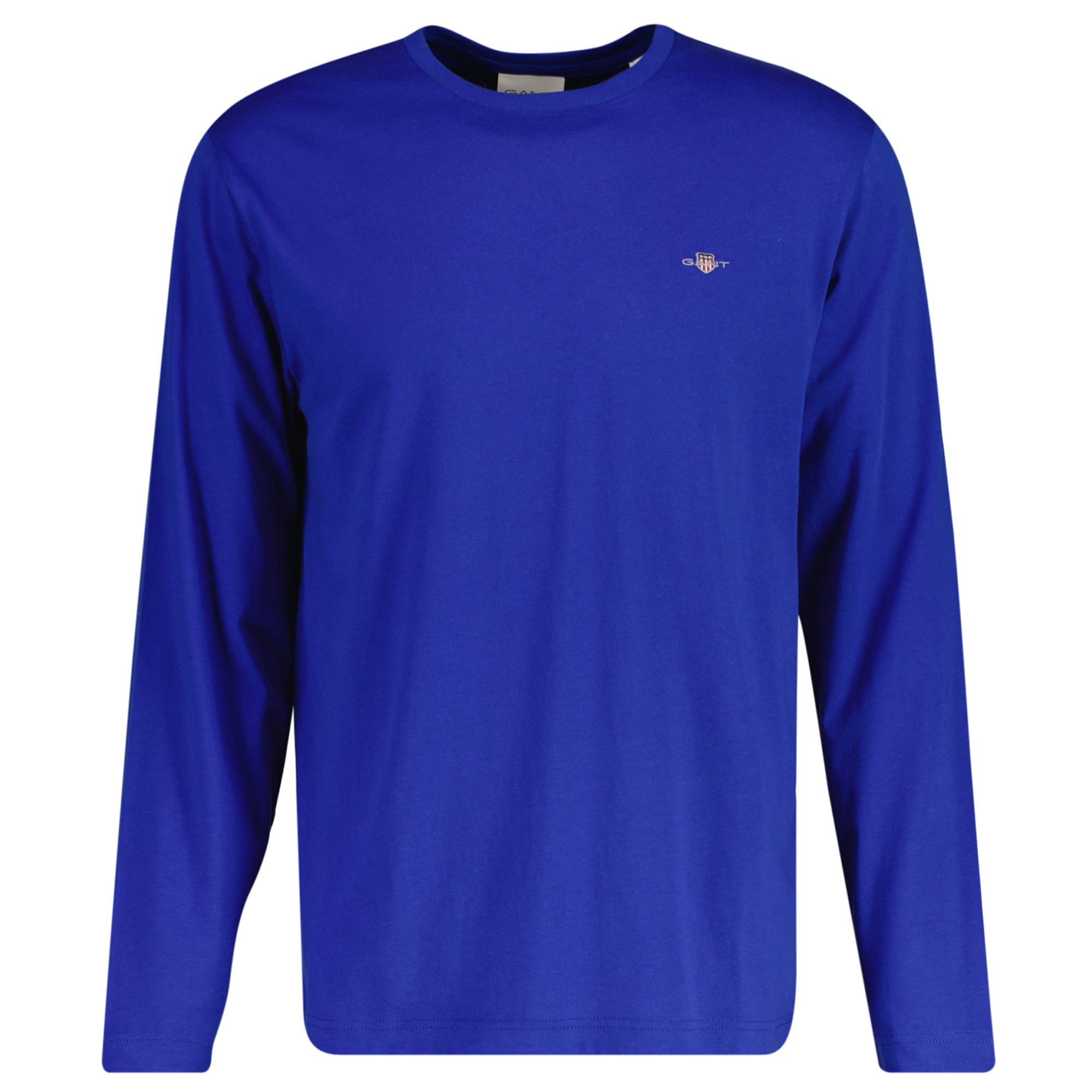 GANT Herren Longsleeve - REGULAR SHIELD LS, Shirt, Rundhals, Langarm, Baumwolle