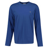 GANT Herren Longsleeve - REGULAR SHIELD LS, Shirt, Rundhals, Langarm, Baumwolle