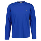 GANT Herren Longsleeve - REGULAR SHIELD LS, Shirt, Rundhals, Langarm, Baumwolle
