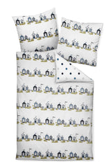 Janine Bed Linen 2 Pieces - Mako-Soft-Seersucker, Cotton, non-Iron, patterned