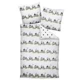 Janine Bed Linen 2 Pieces - Mako-Soft-Seersucker, Cotton, non-Iron, patterned