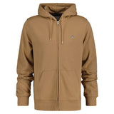 GANT Herren Sweatjacke - REGULAR SHIELD FULL ZIP HOODIE, Kapuze, Baumwoll-Mix