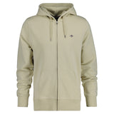 GANT Herren Sweatjacke - REGULAR SHIELD FULL ZIP HOODIE, Kapuze, Baumwoll-Mix