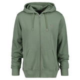 GANT Herren Sweatjacke - REGULAR SHIELD FULL ZIP HOODIE, Kapuze, Baumwoll-Mix