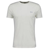 GANT Herren T-Shirt - CONTRAST LOGO, Rundhals, kurzarm, Baumwolle, Logo-Stickerei