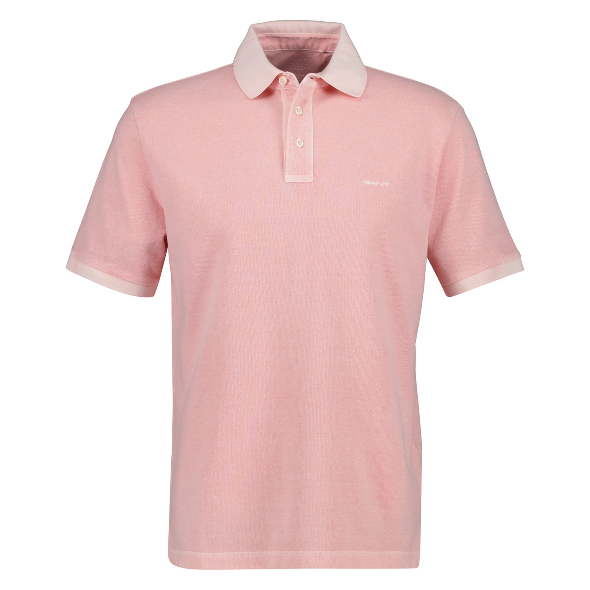 GANT Herren Poloshirt, ausgewaschen - SUNFADED POLO, Washer, Kurzarm, Knopfleiste