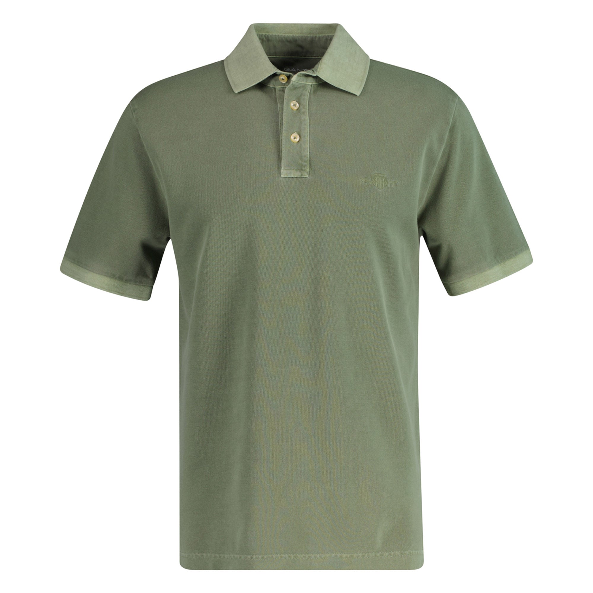 GANT Herren Poloshirt, ausgewaschen - SUNFADED POLO, Washer, Kurzarm, Knopfleiste