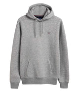 GANT Men's Sweat Hoodie - Hooded Pullover, Loopback, Cotton Mix, Logo