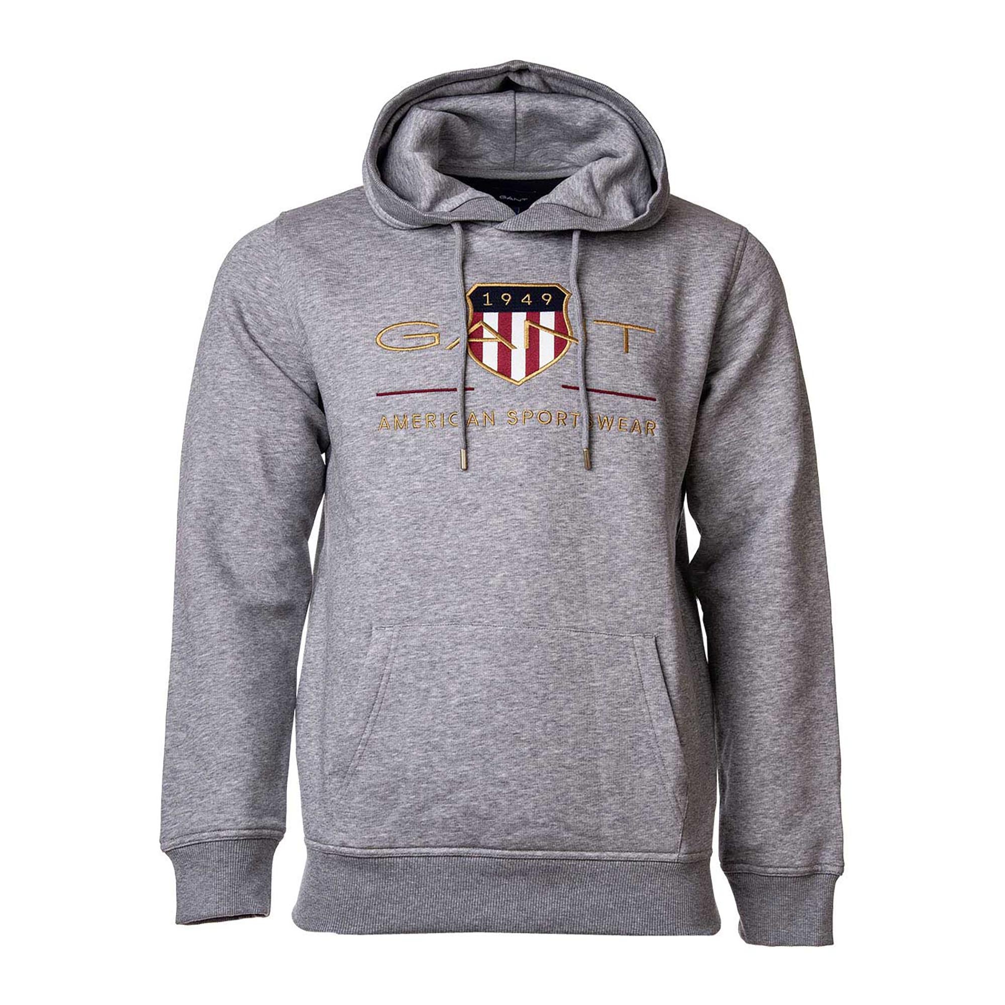 GANT Men's Hoodie - Archive Shield, Hooded Sweater, Logo